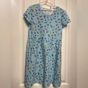 The Children's Place Blue Dress with Colorful Icons